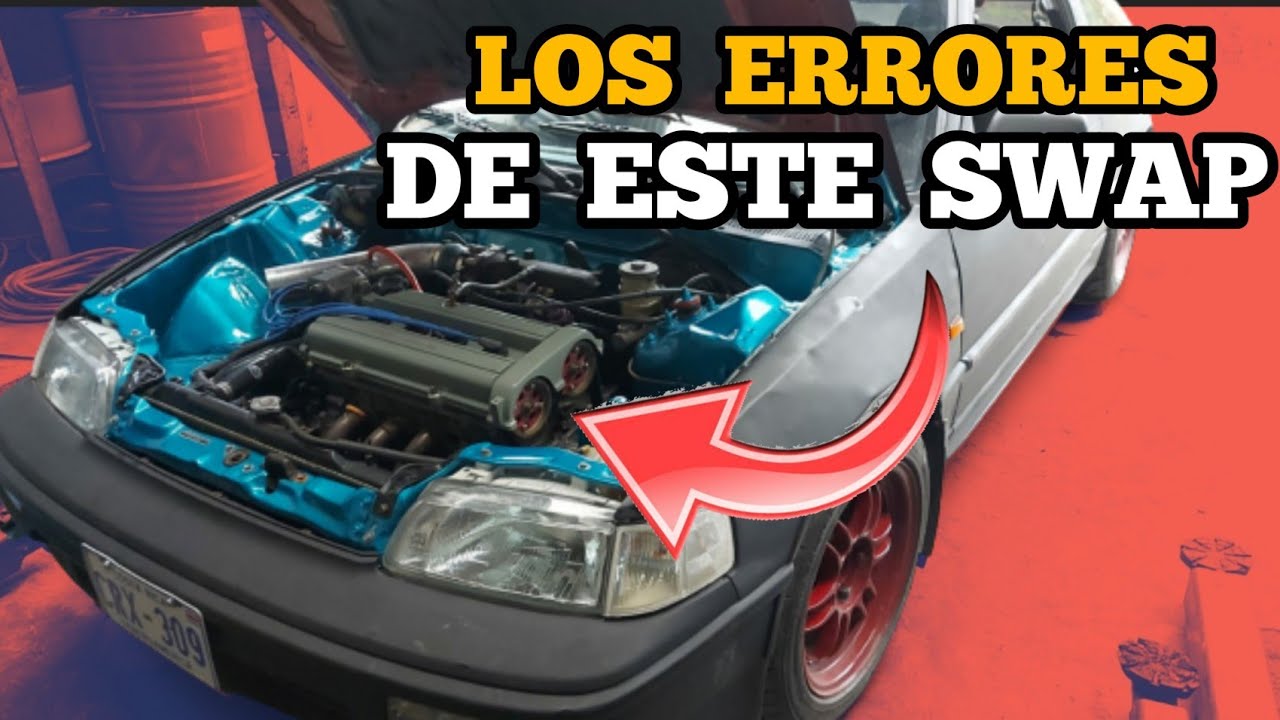ERROR en SWAP Bseries en HONDA CRX SI. #crx #bseries #honda