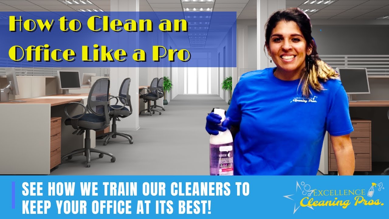 How to Clean an Office Professionally | Real Training Example