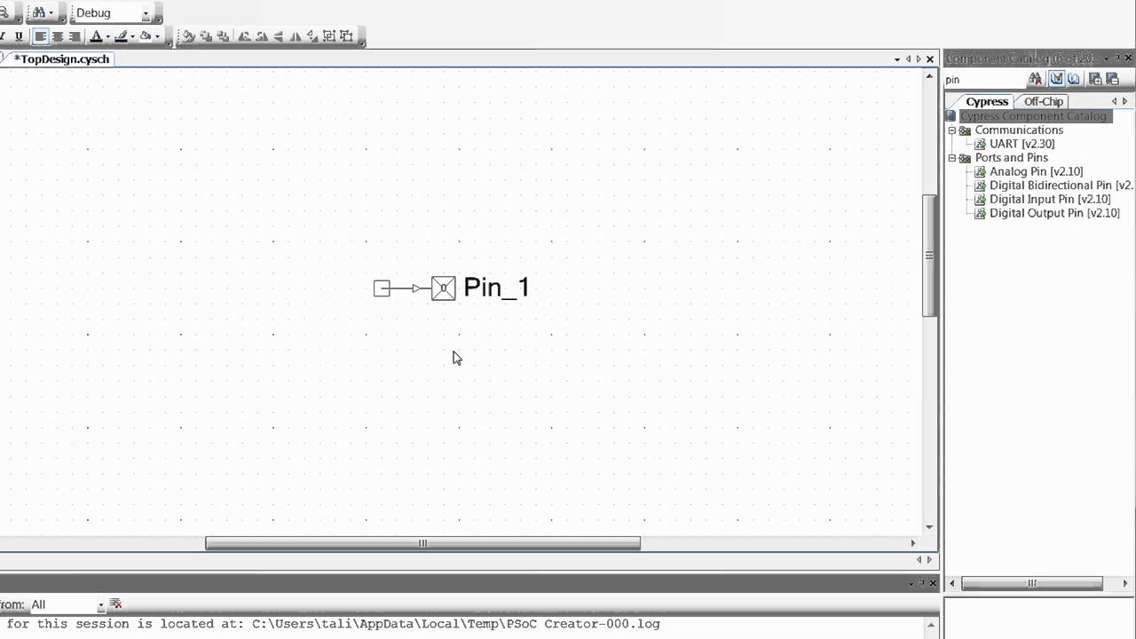 How To Blink an LED Using Firmware with Psoc 5LP