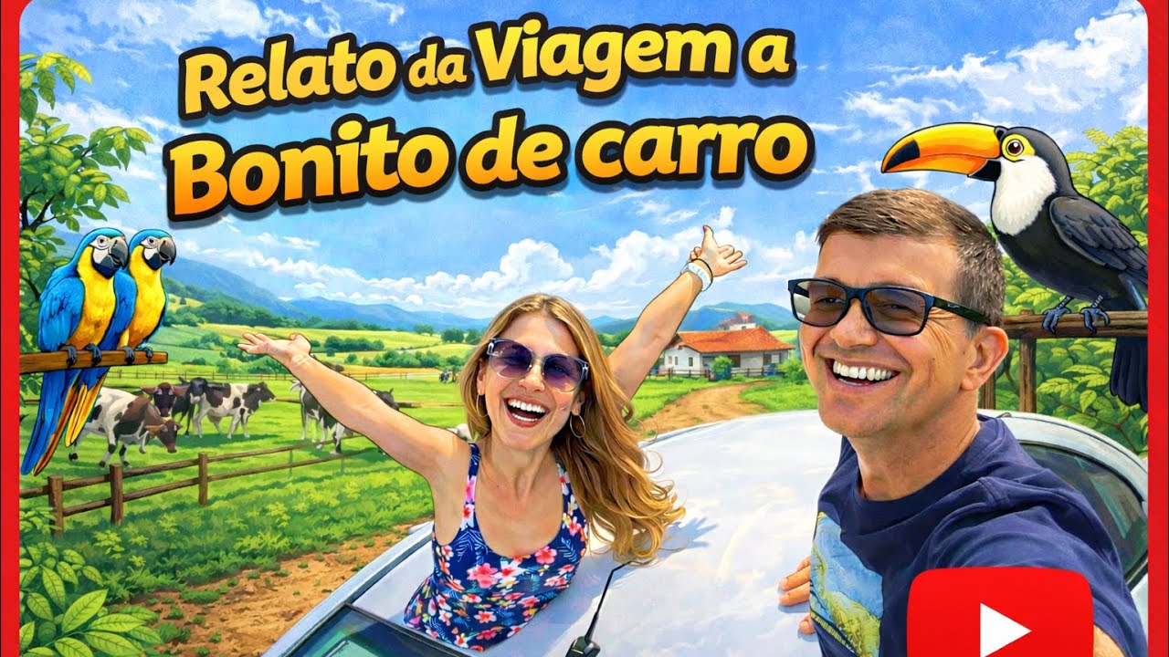 Relato da nossa viagem de carro até Bonito-MS | Roteiro da Viagem 🗺️