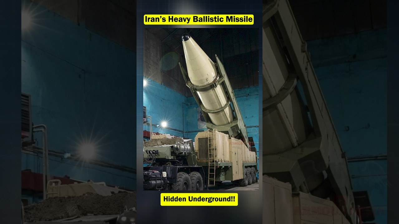Iranian Khorramshahr-4 Ballistic Missile Spotted Inside Underground Missile City