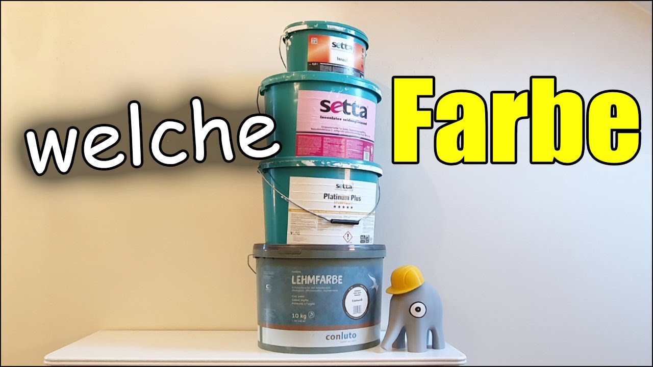 Lehmfarbe, Latex- oder Dispersionsfarbe - Farben Vergleich