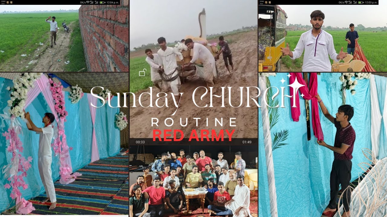SUNDAY CHURCH ROUTINE in Red Glory Church Intl.