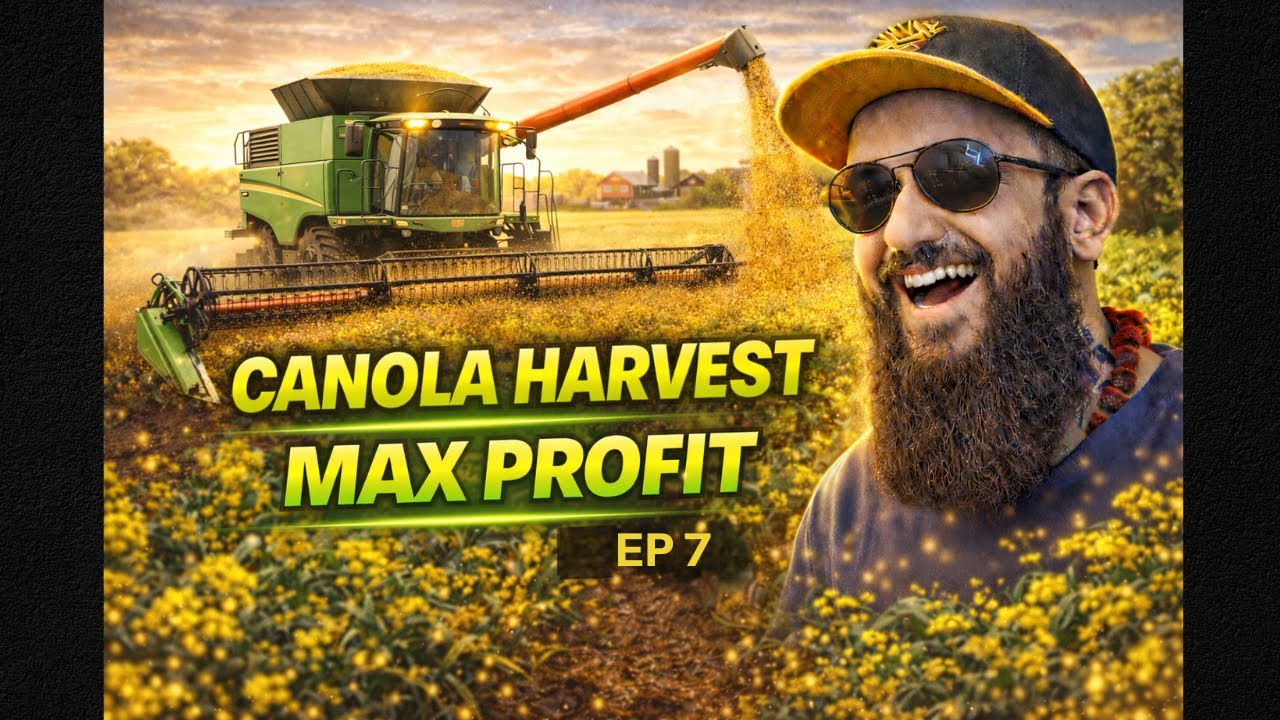 Canola Harvest from All Fields 💰 BIG PROFIT | Farming Simulator 25 EP 7 🚜 Hindi