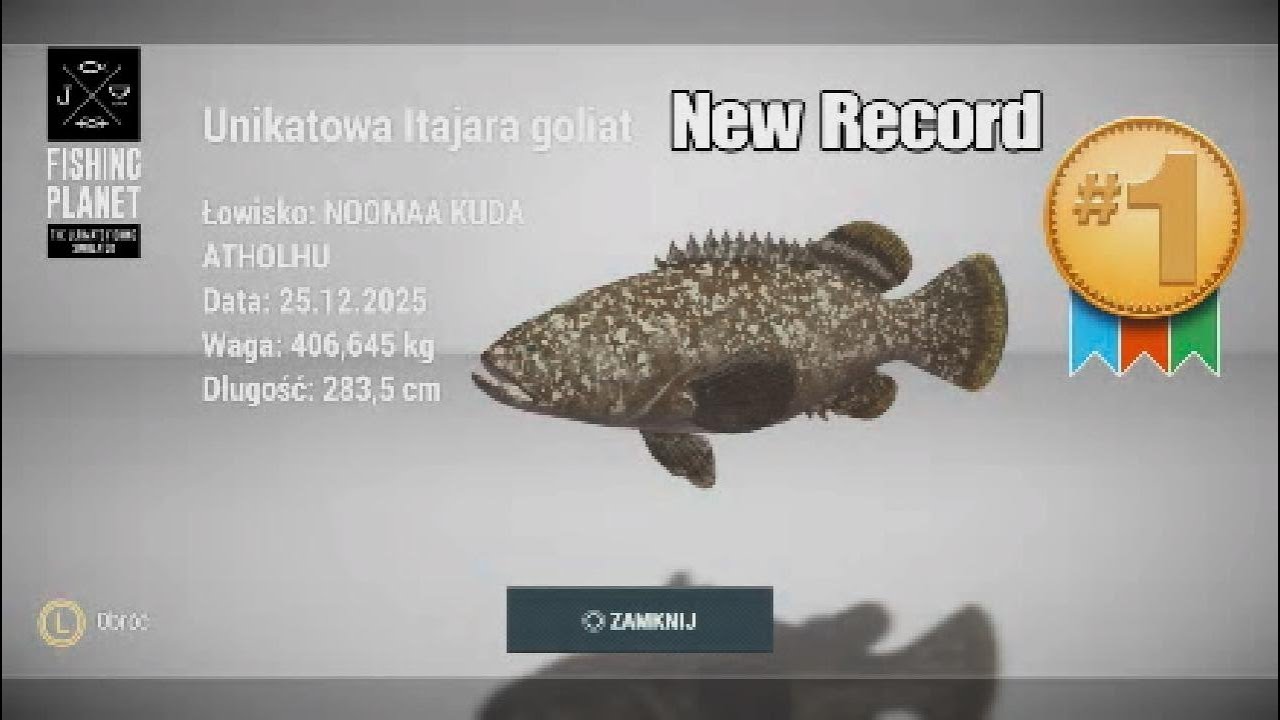Fishing Planet - Noomaa Kuda Atholhu Unikatowa Itajara Goliat top1