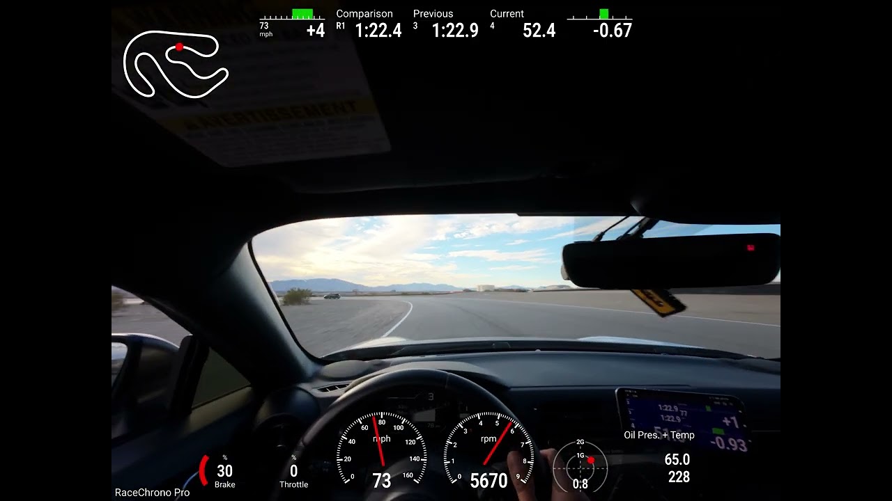Spring Mountain West Course 1:21.4 - '22 Subaru BRZ - Clubsport Experience 1.18.2026