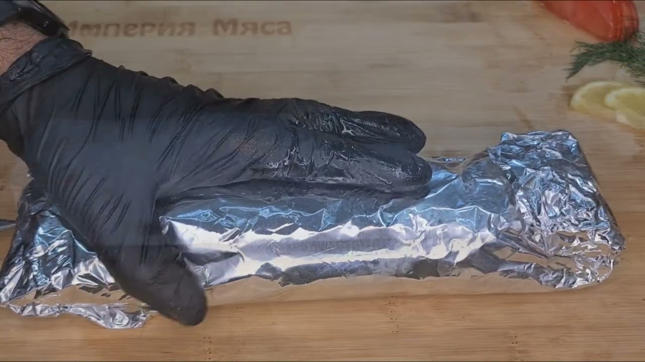 Форель в лаваше пожаренная на мангале