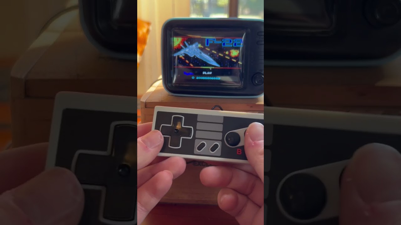 A Cool and fun Mini Retro Game System from Five Below for $10! #Game #retro #gaming #fivebelow