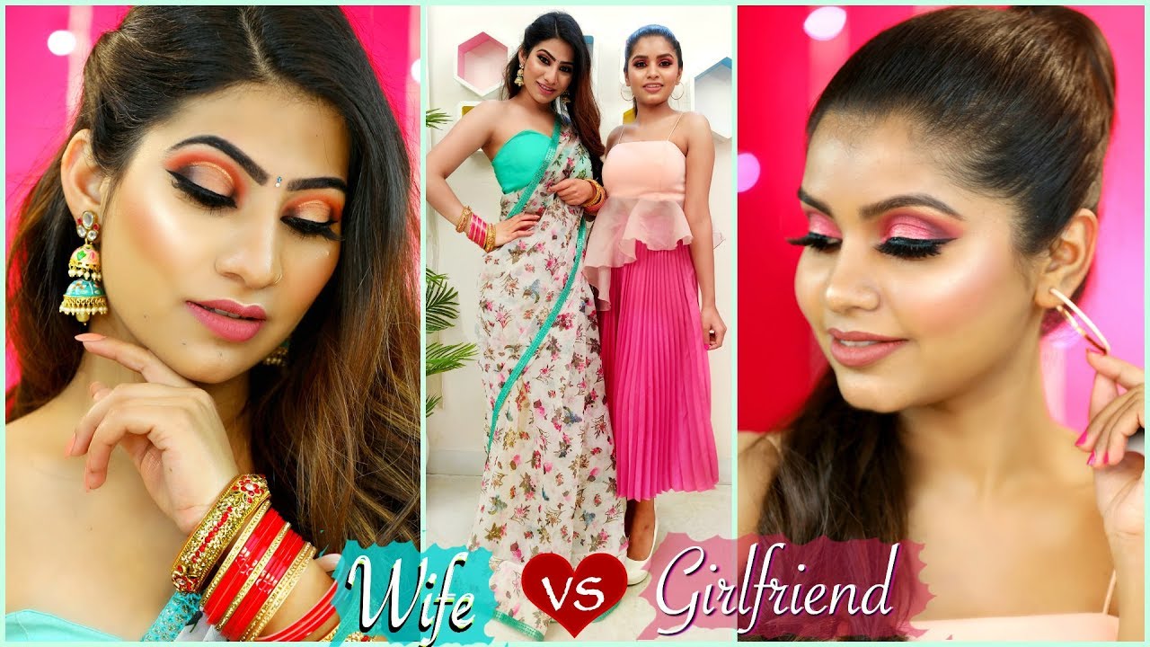 GIRLFRIEND vs WIFE - Valentines Day MAKEUP Challenge | #Ad #Skincare #WOWSkinScience #Anaysa
