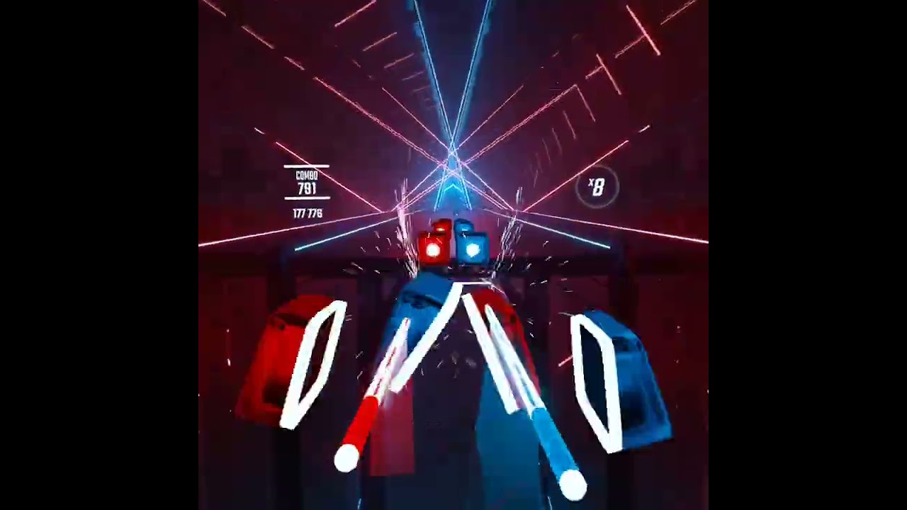 Beat saber: unity by the fat rat ￼ (expert plus)￼