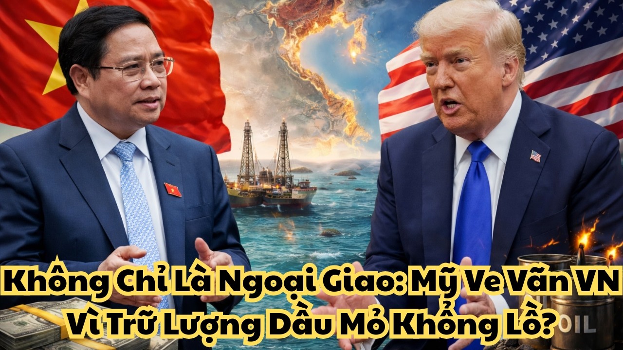 Không Chỉ Là Ngoại Giao: Mỹ Ve Vãn Việt Nam Vì Trữ Lượng Dầu Mỏ Khổng Lồ?