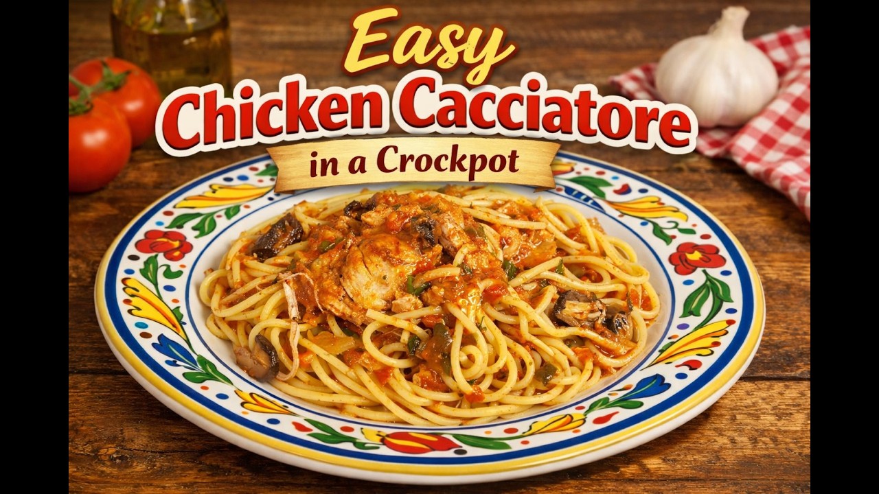 Chicken Cacciatore (in a crockpot)