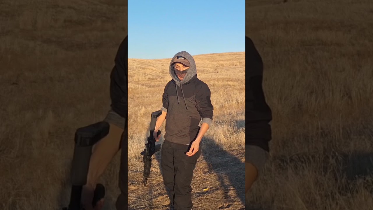 Hoffman tactical super safety  Ar15 1st try + mp5 clone binary trigger comparison 