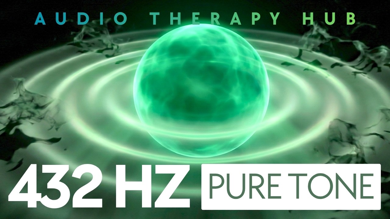 Feeling Negative & Blocked? 432 Hz Miracle Tone (Pure Frequency)  Deep Healing  8 Hours Black Screen