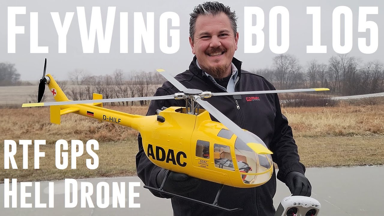 FlyWing - BO 105 - RTF GPS Heli Drone
