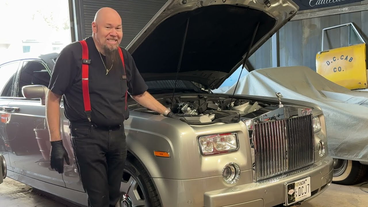 Rolls Royce Phantom Oil Change almost went wrong! WHOOPS!