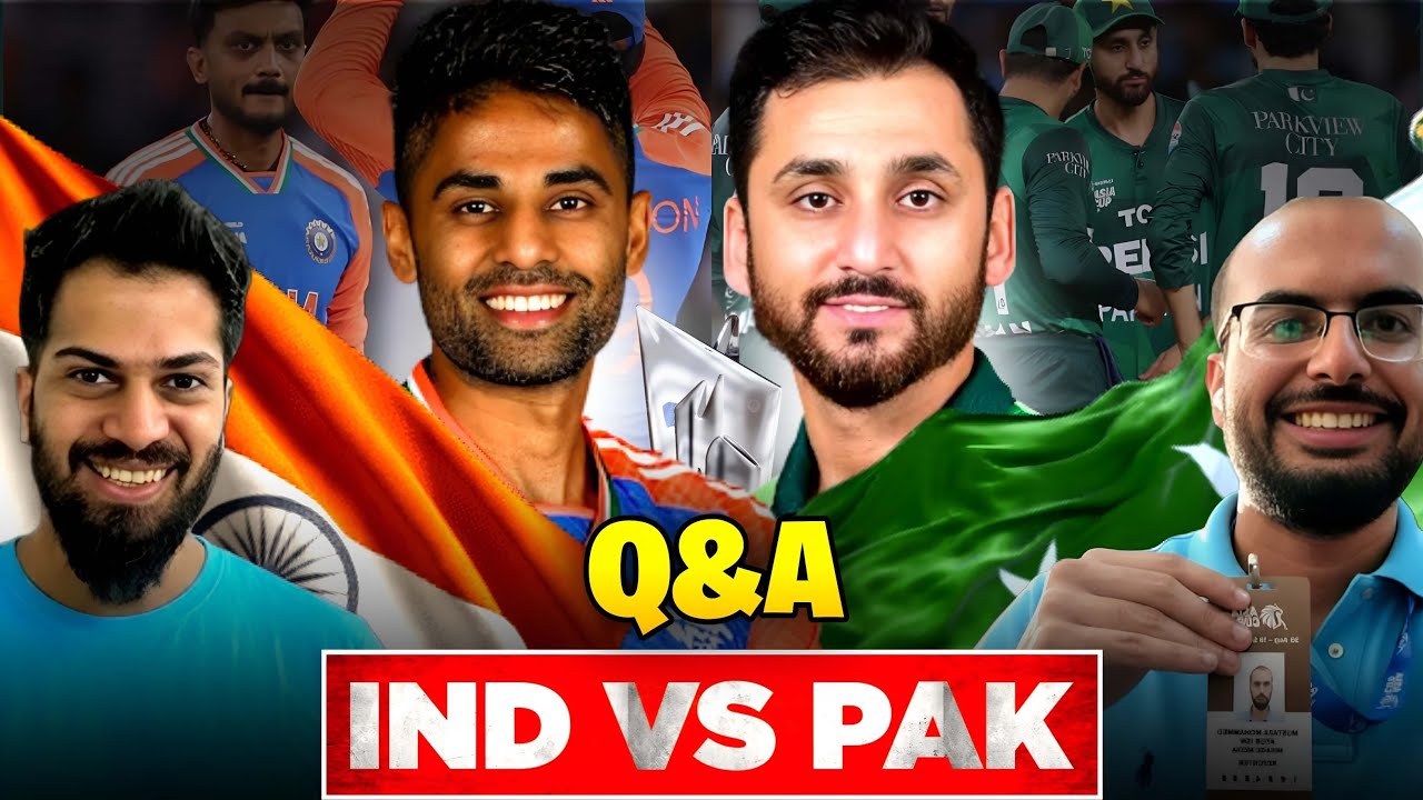 India vs Pakistan LIVE Q&A | The Ultimate Cricket Rivalry!