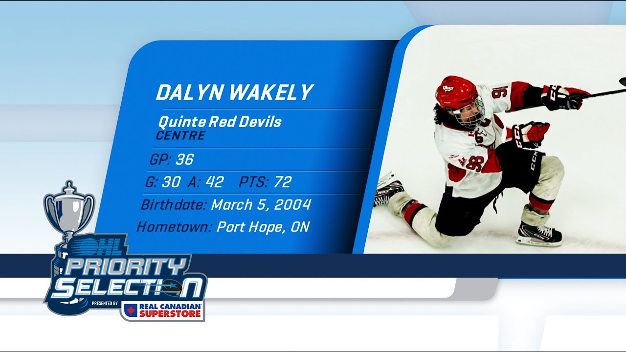 2020 OHL Priority Selection Prospect Feature: Dalyn Wakely
