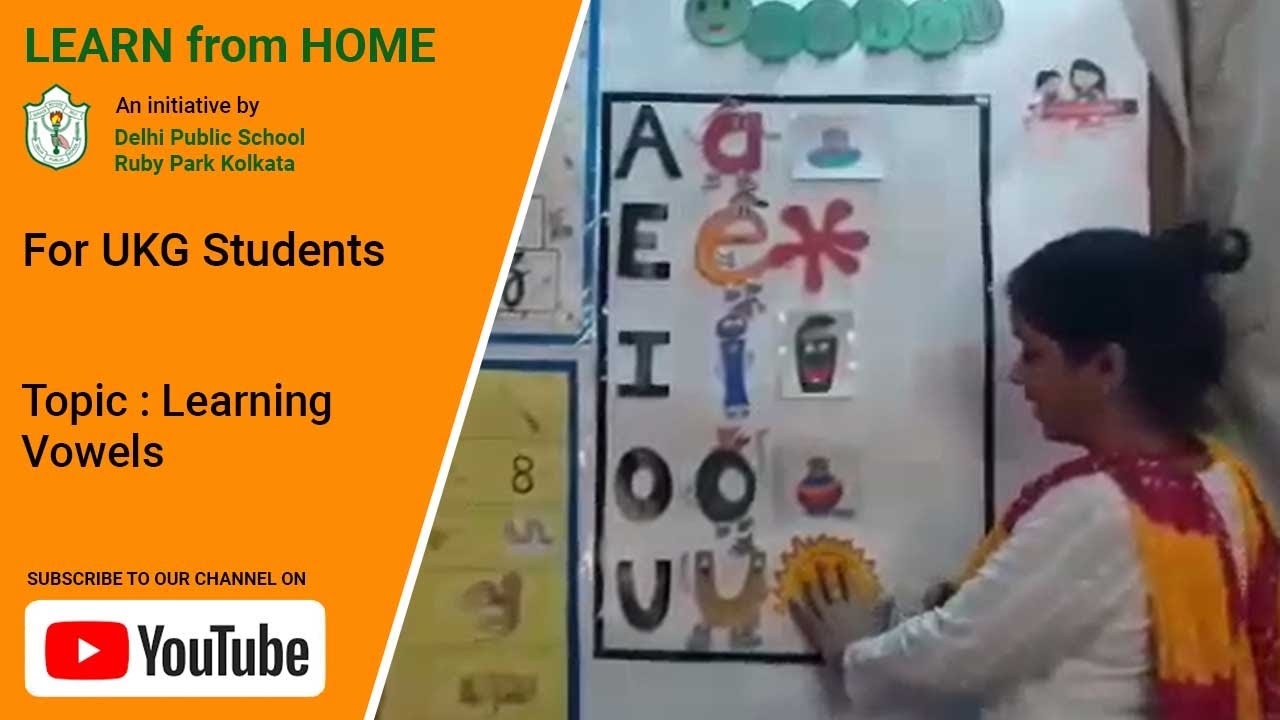 UKG | Learning Vowels | English Grammar | DPS Ruby Park, Kolkata