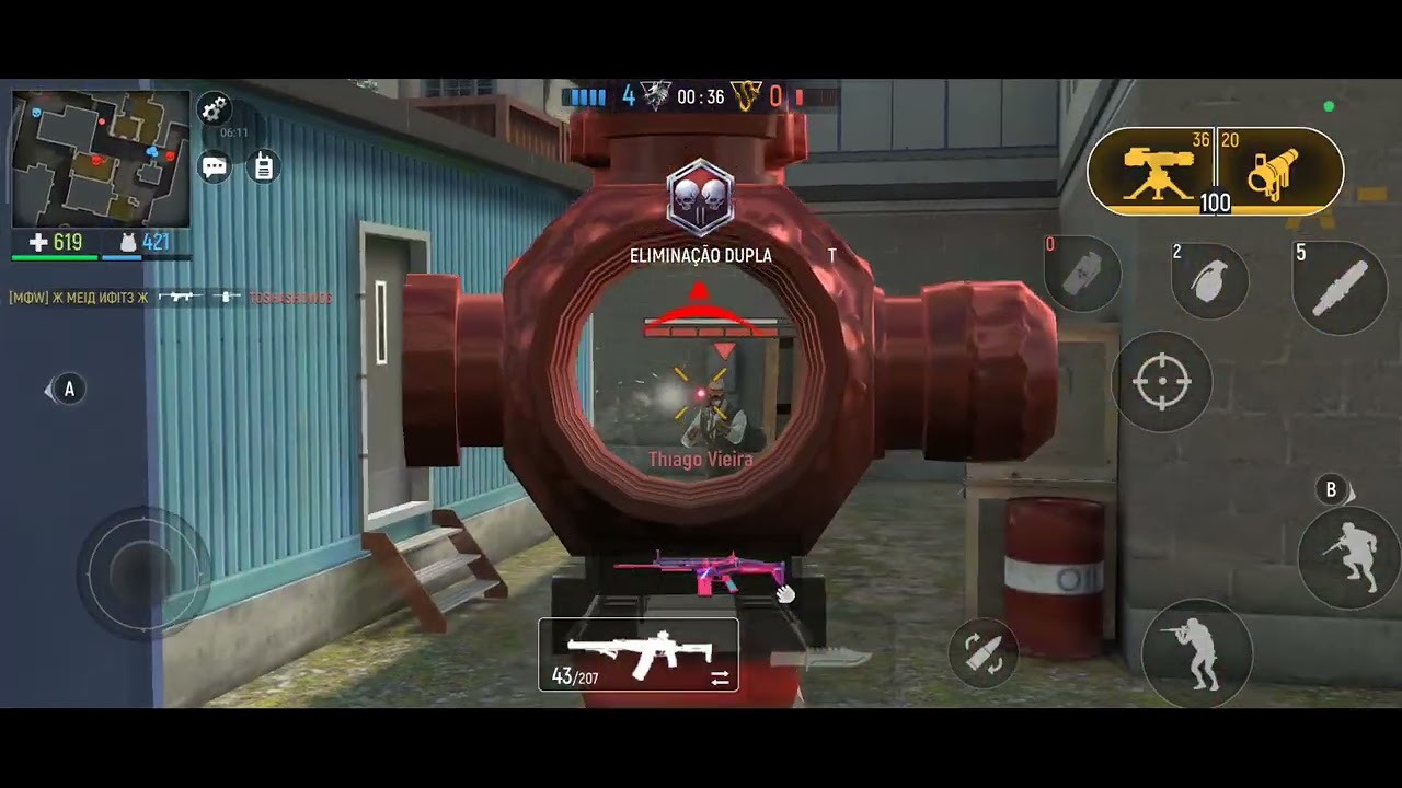 Modern Ops - Escondi a bomba dos bot 