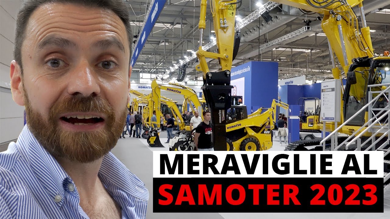 Escavatori, ruspe e altre meraviglie al SAMOTER 2023