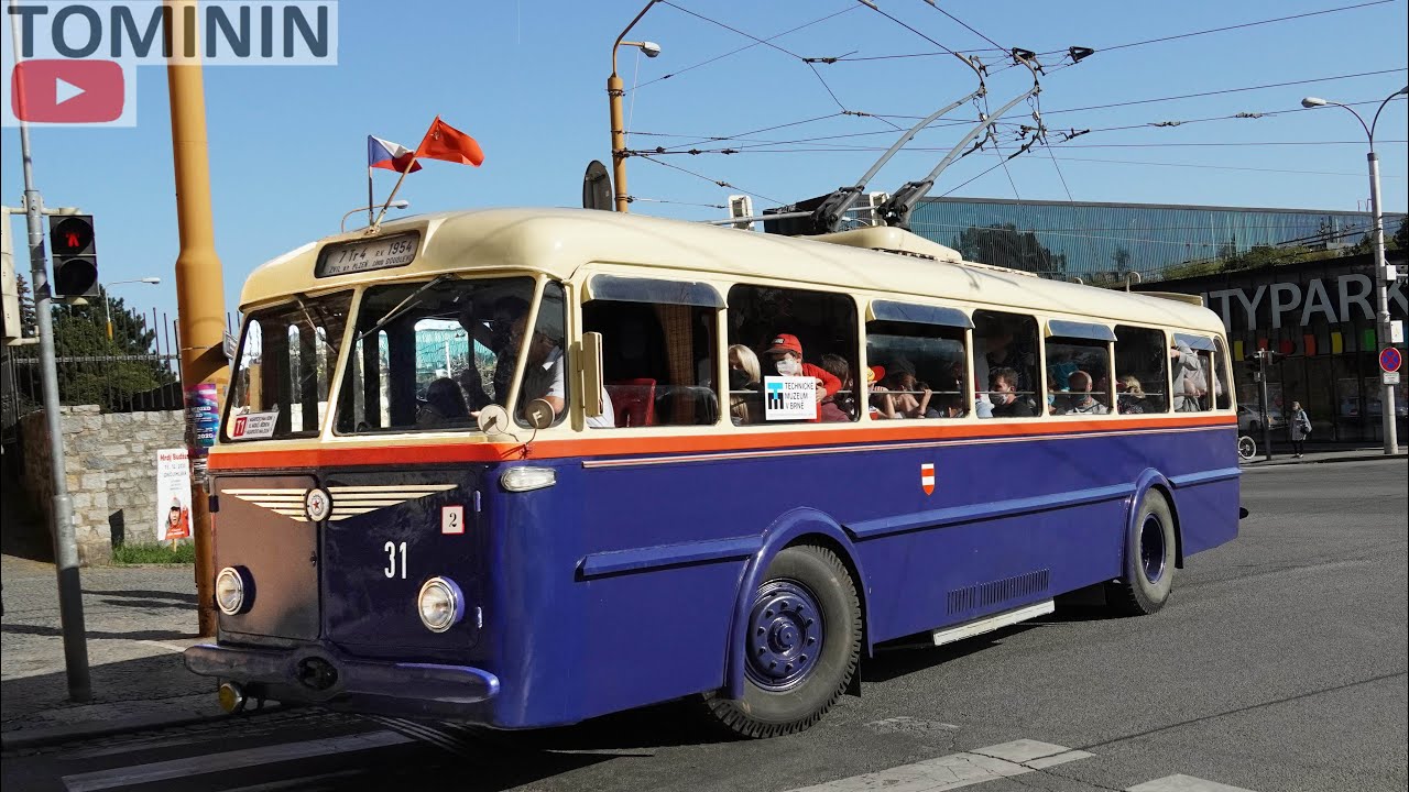 Historic Ride TROLLEYBUS | ŠKODA 7TR -  8TR - 9TR |  Jihlava 2020