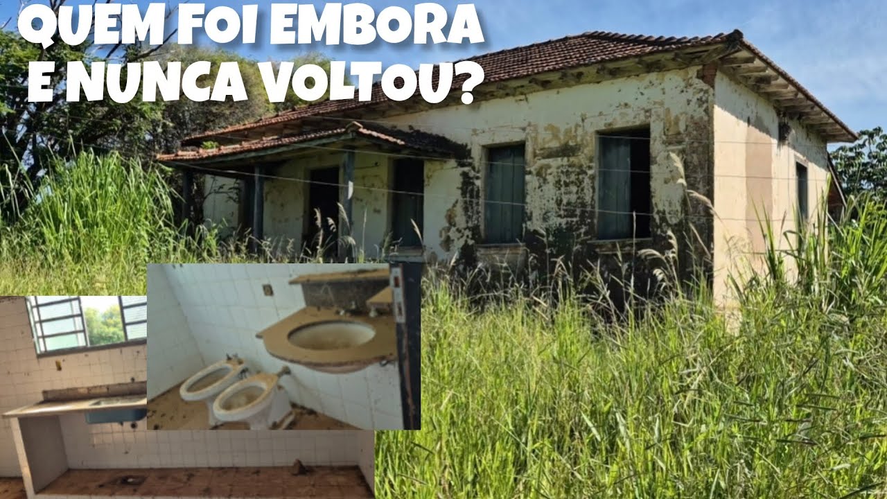 O MISTÉRIO DE UMA FAZENDA ABANDONADA COM CASARÃO PRESERVADO