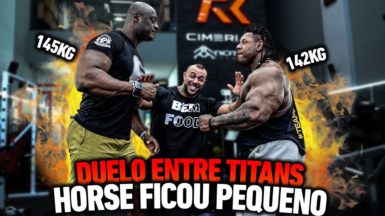 CARLAO VS SUPER TITAN - HORSE FICOU PEQUENO PERTO DELES !!!