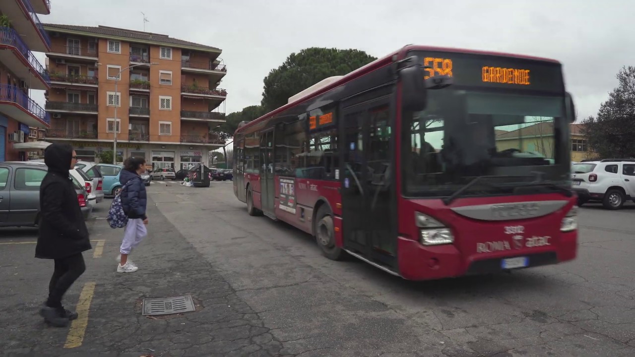 Italy, Rome, bus 558 ride from P.za Cardinali to Petrini
