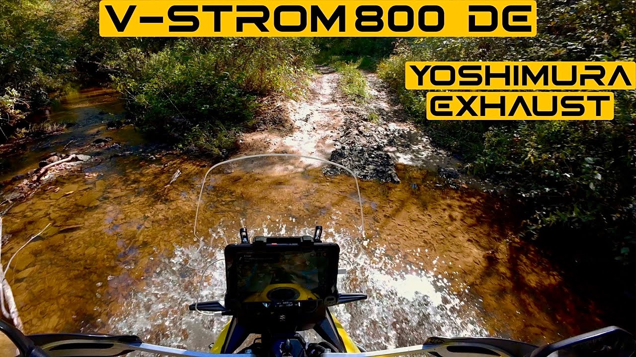 Suzuki V-Strom 800 DE | Yoshimura Exhaust | DJI Osmo Action 4 | Adventure Motorcycle | Offroad Ride