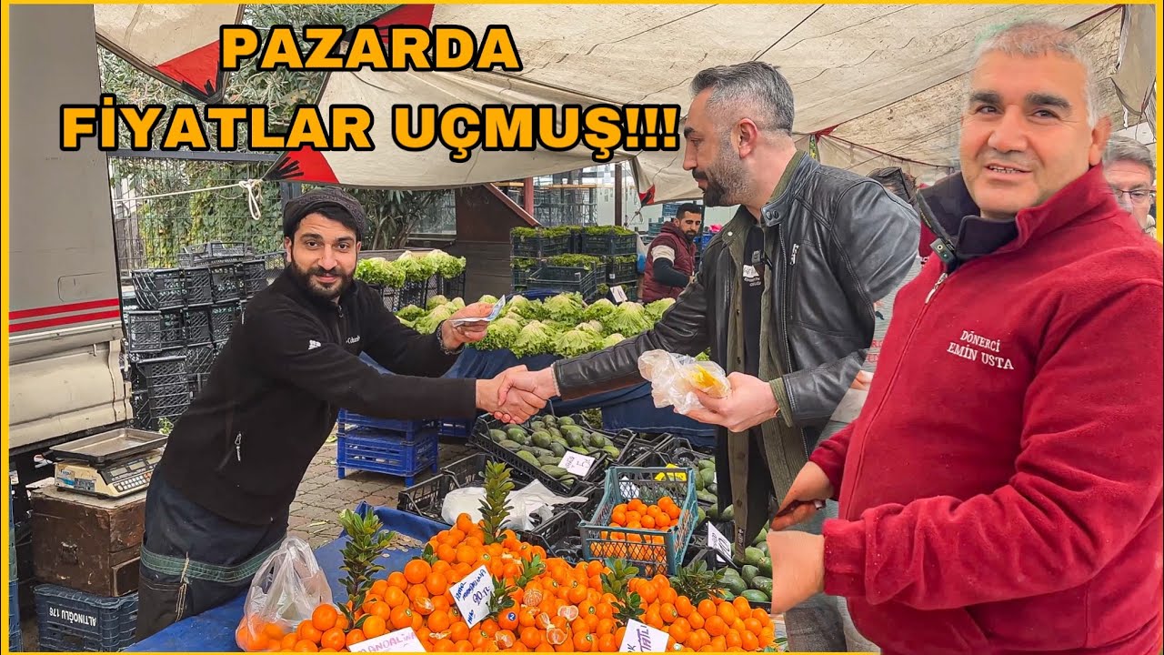 KOZYATAĞI PAZARINI GEZDİM!!!