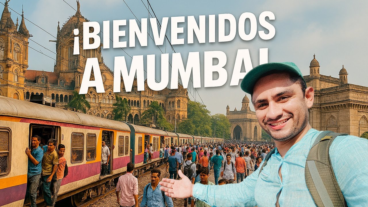 Mi primer día en INDIA 🇮🇳 ¡No estaba listo para esto! 🤯 (Mumbai)