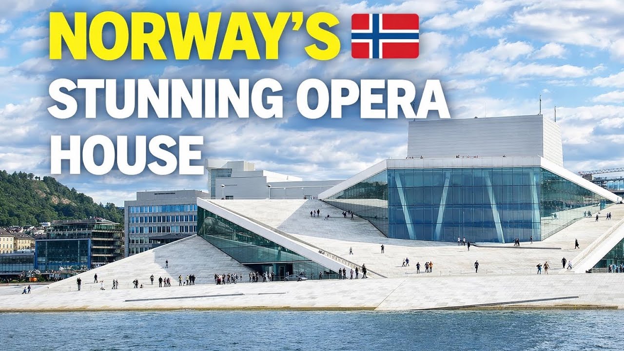 Norway #Opera House 🇳🇴 | Walking on the Roof in #Oslo #exploredenmark