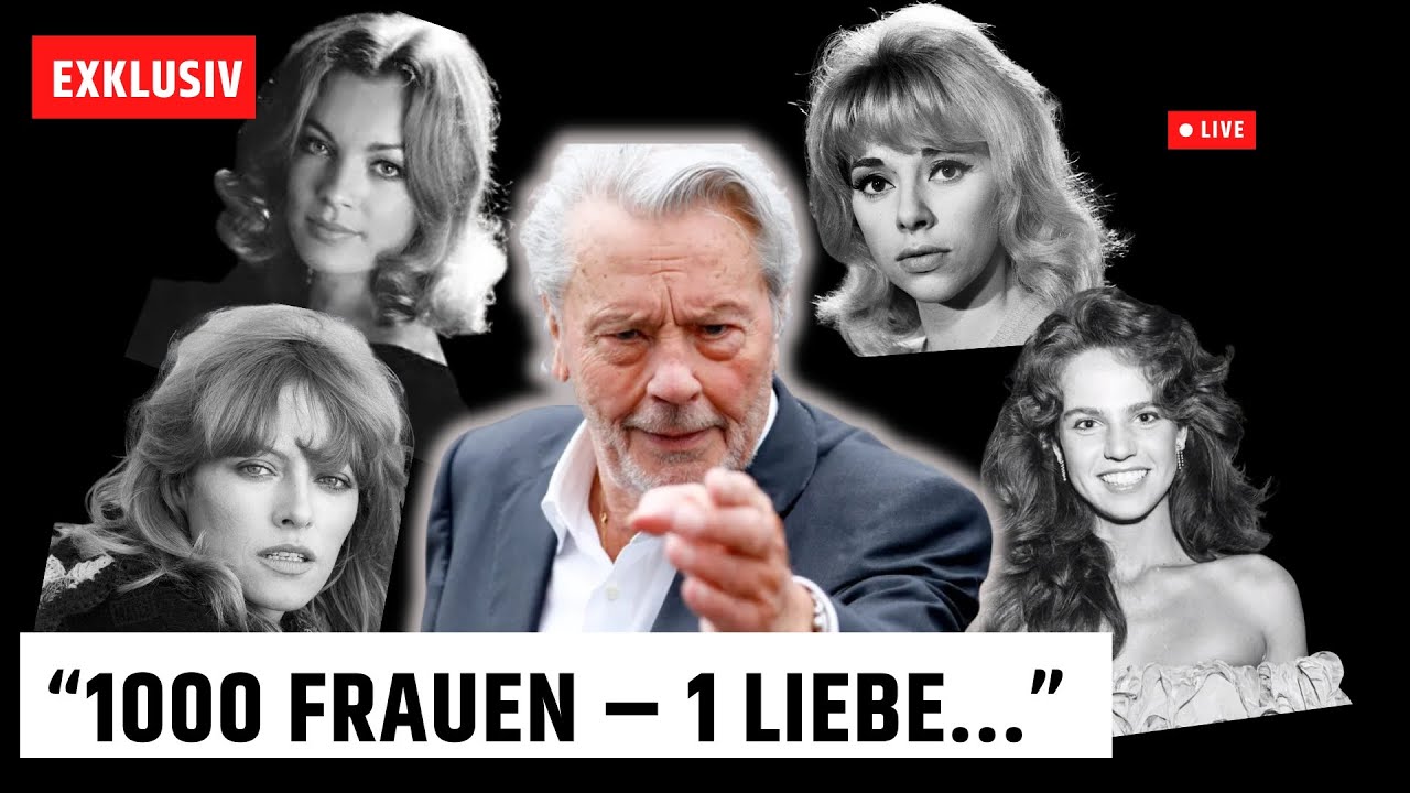 Alain Delon liebte 1000 Frauen – doch AM GRAB sagte er DAS