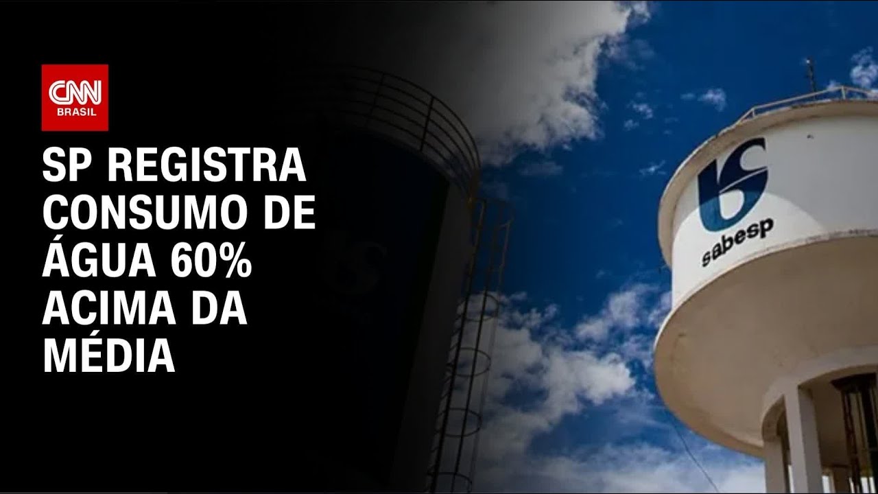 Sabesp pede uso consciente de &aacute;gua ap&oacute;s onda de calor em SP | CNN 360&ordm;