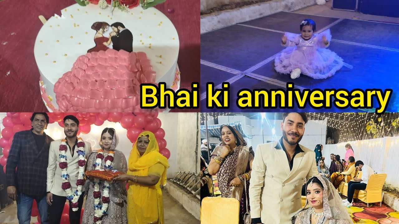 Bhai ki anniversary vlog .full on dance masti