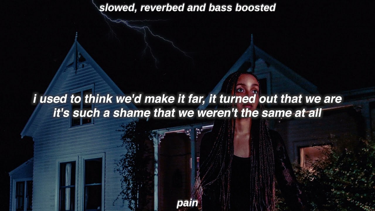 pinkpantheress - pain (slowed + reverbed + bass boosted, with lyrics)