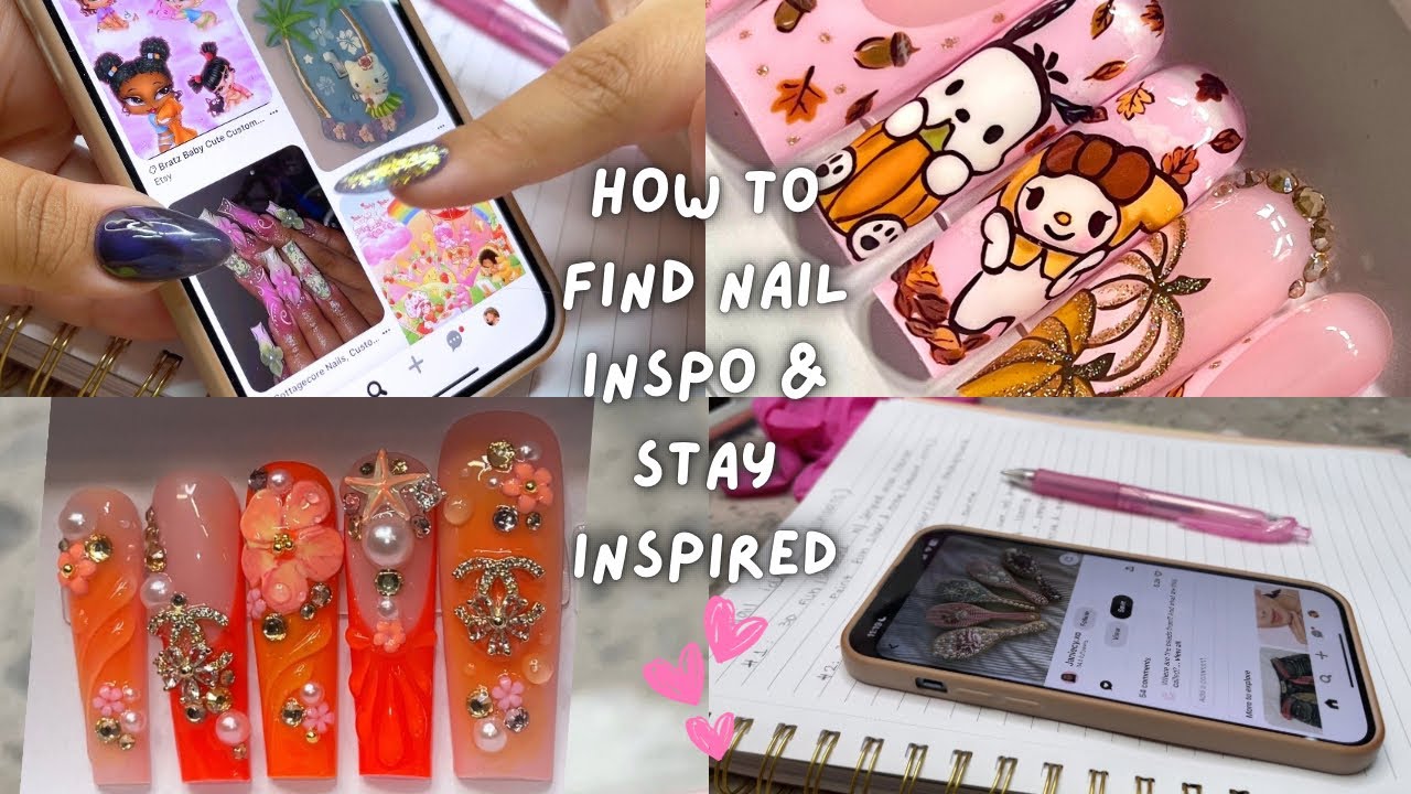 How To Find Nail Art Inspiration When You&rsquo;re Burnt Out 🤳🏼💅🏼| How to Find Nail Inspo