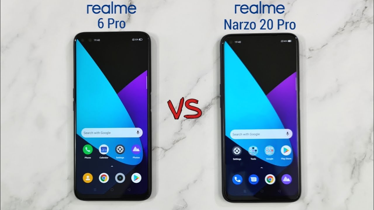 Realme Narzo 20 Pro vs Realme 6 Pro Speed test & Camera Comparison