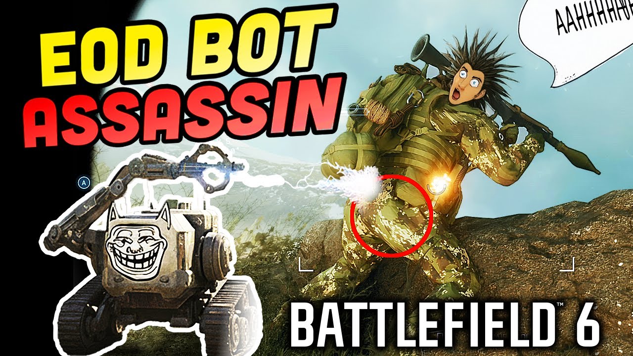 BF6 EOD BOT ASSASSIN Смешные моменты!