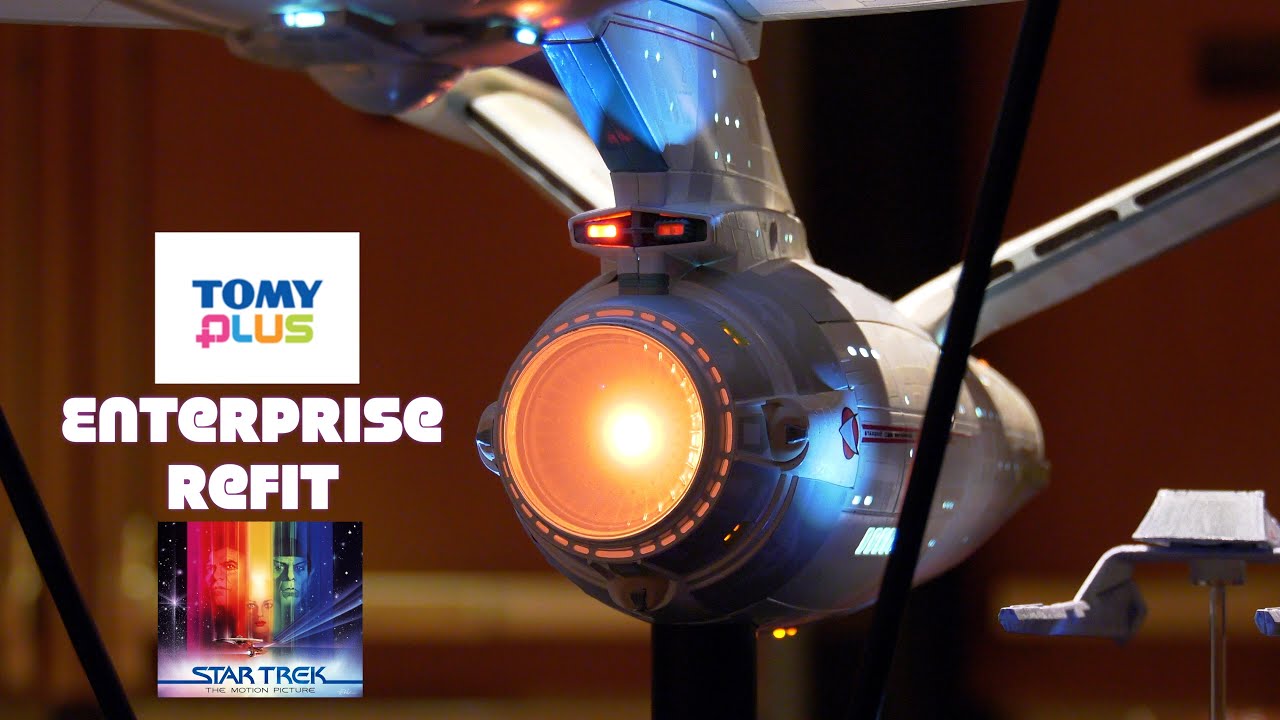 Масштаб 1:350: Реплика TOMY PLUS Star Trek: The Motion Picture Enterprise Refit Las Vegas Rio Con...