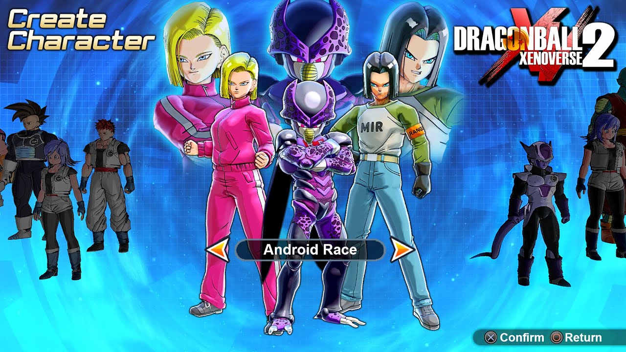 Dragon Ball Xenoverse 2 - New CAC Android Race Update! - Android Customization Mod