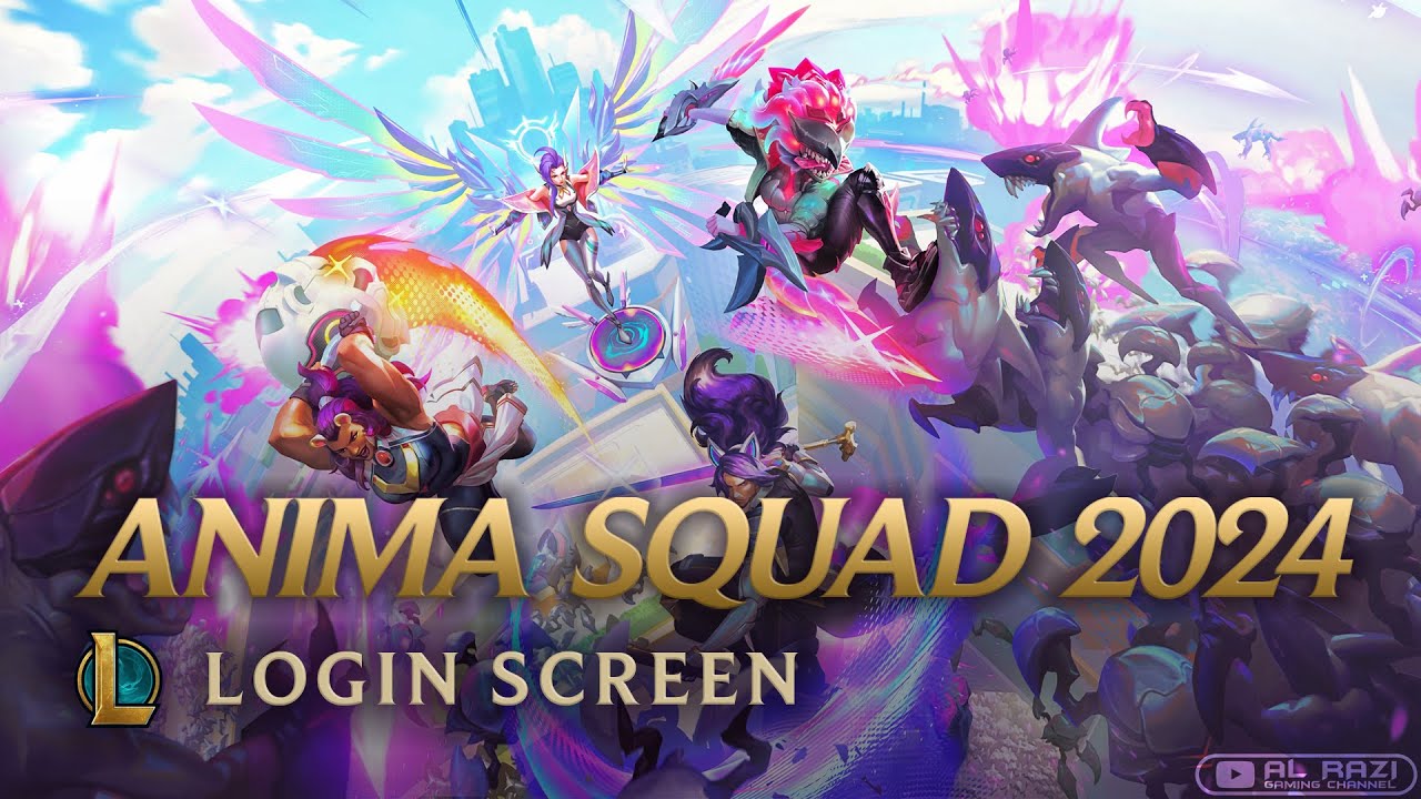 Anima Squad 2024 | United We Fight | Login Screen - League of Legends [4K 60fps Animated Splash Art]