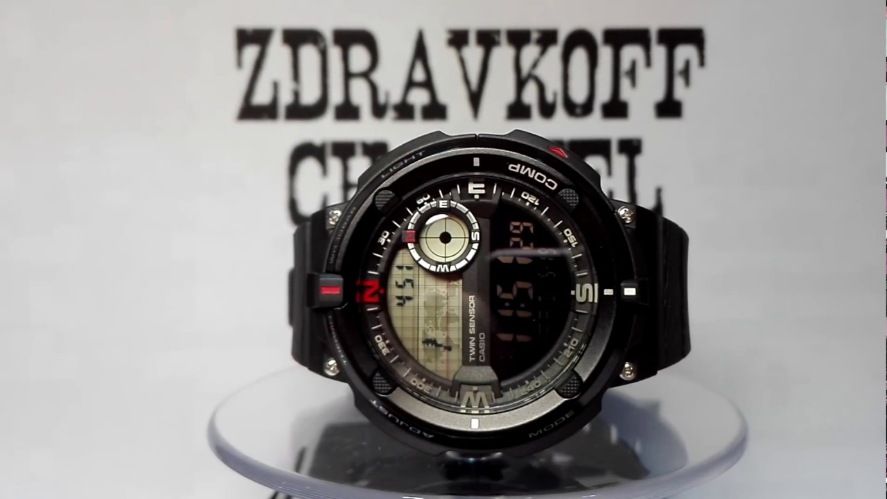 Casio SGW-600H-1BER watch video 2017