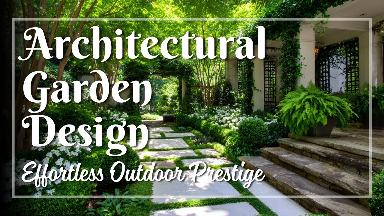Architectural Home Garden Inspiration 🌿 Can Strong Structure Deliver Effortless Outdoor Prestige?