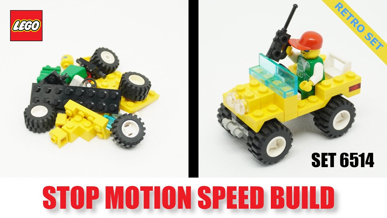 LEGO&reg; 6514 | Trail Ranger (1994) | STOP MOTION SPEED BUILD