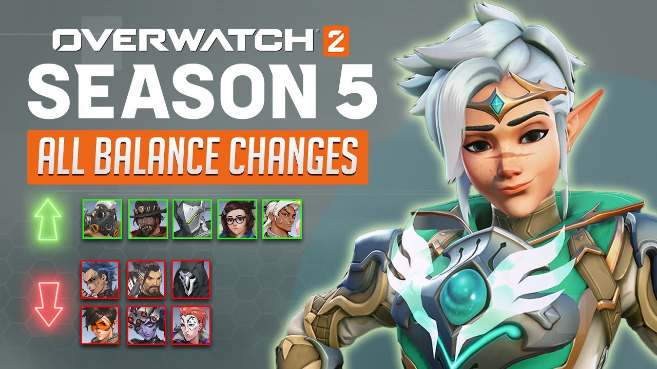 Overwatch 2 - EVERY HERO CHANGE for SEASON 5