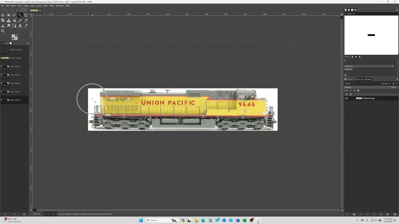 ESU CabControl System   Edit User Locomotive Images Using GIMP