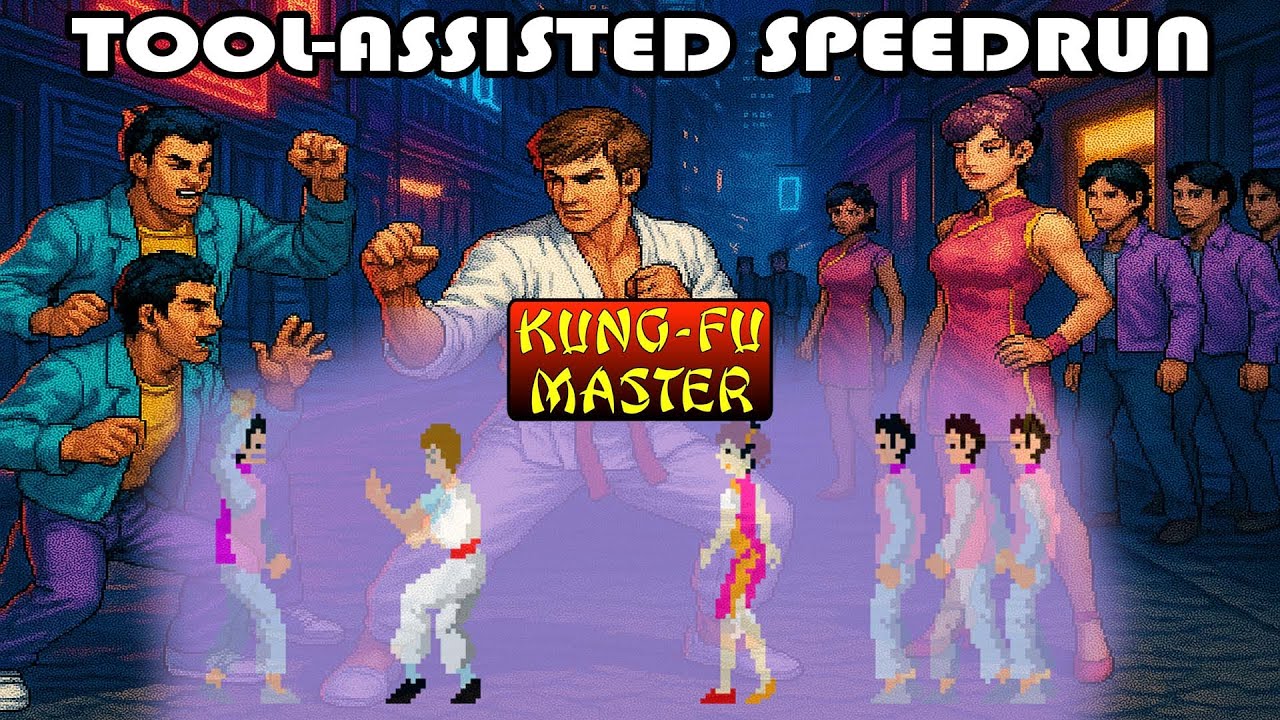 [TAS] Kung-Fu Master in 03:54 (Arcade) - Classic Game 1984