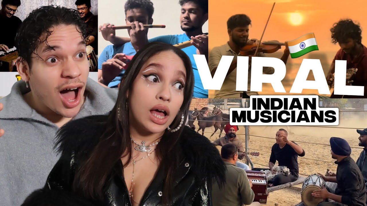 WOW! Waleska & Efra react to INDIAN Musicians who went viral on Instagram reels!